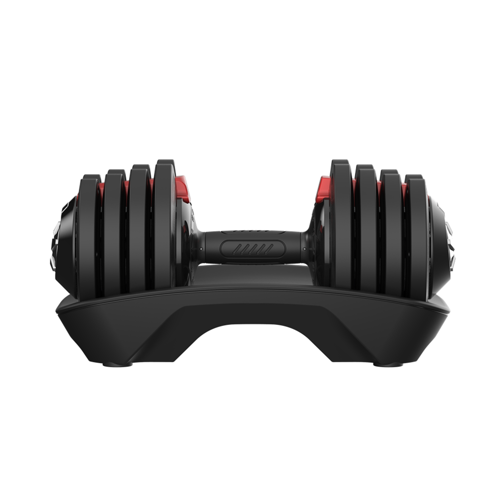 Gym Equipment Commercial Rubber-covered Dumbbell Rack Adjustable Dumbbells Set 50kg  Wholesale Hantel