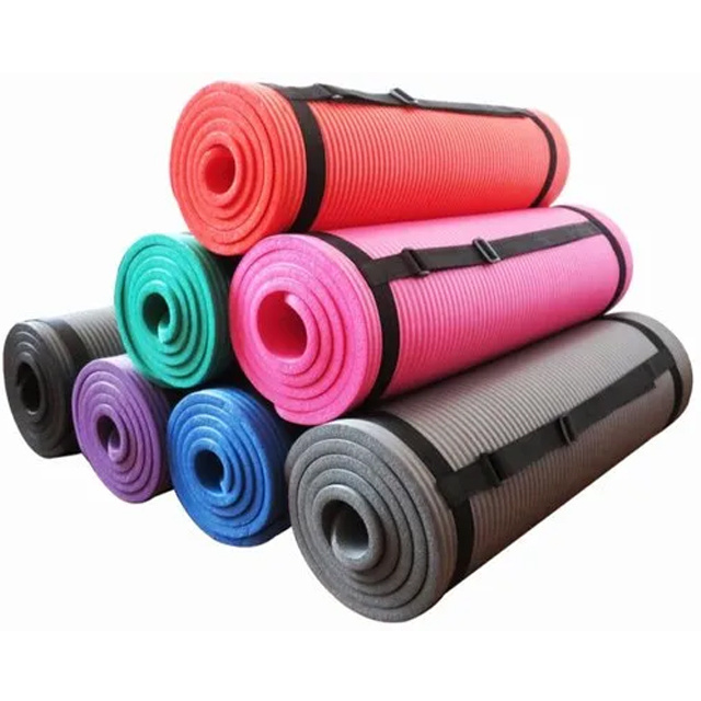 custom NBR yoga mat thicken 15mm eco friendly with logo exercise mat fitness mat for home workout