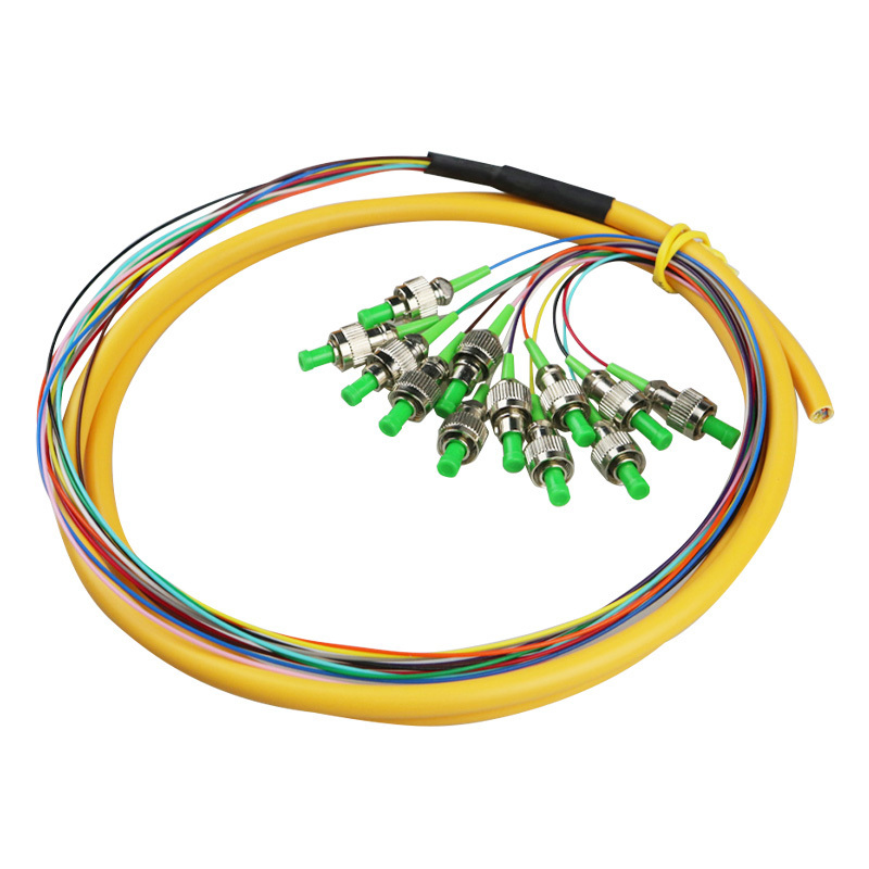 12 Core bundle pigtail Cross Connecting Cabinet drop Cable fan-out fiber optic sc pigtails patch cord connector