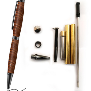 Slimline Pen Kits DIY Woodturning Pen Kits Sierra Bolt Action Solid Brass Assembly Lathe Project Making Kits