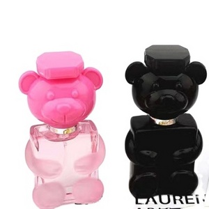 Wholesale 30ml Refillable Glass Perfume Bottle Cute Pink Bear Shape Perfume Bottle Unique Perfume Bottles