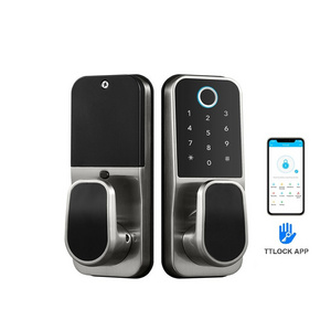 YOHEEN Door Knob Lock Electronic Security Wifi Smart Digital Door Lock Zinc Alloy Bluetooth Lock Cloud Fingerprint Bluetooth