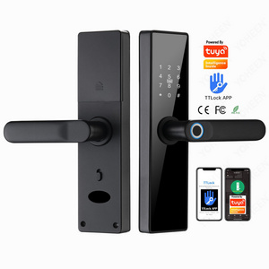 Tuya App ttlock lication Wifi fingerprint Intelligent Lock Remote Network Control Lock Waterproof Digital Door Lock