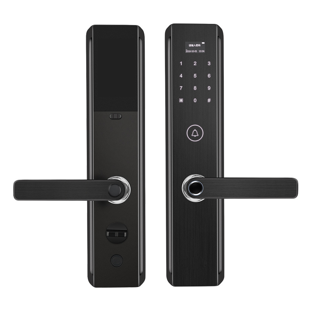 Electronic Smart Biometric Fingerprint Door Lock with Wifi App Doorbell for Home