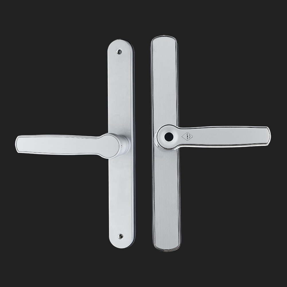 Electric Intelligent Aluminum Sliding Glass Door Hook Lock with Digital Biometric Fingerprint Handles