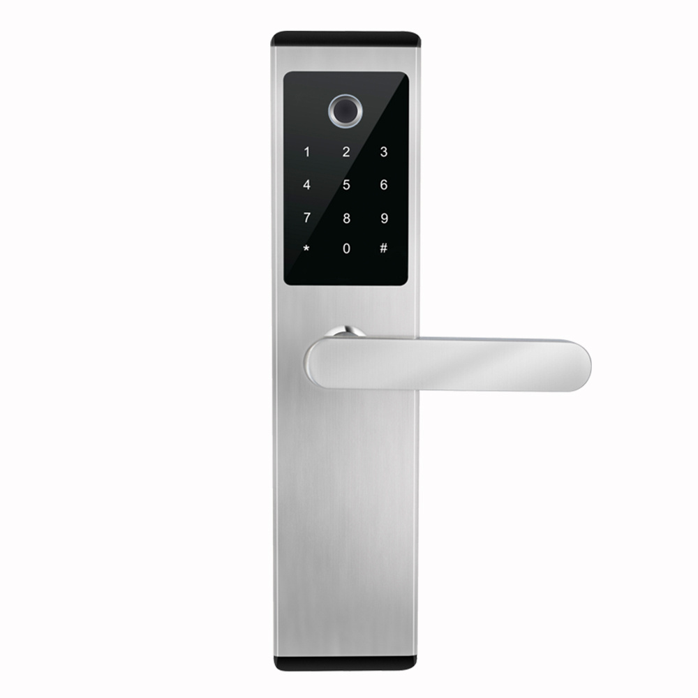 Stainless Steel Security Electronic Smart Biometric Fingerprint Door Lock With BLE Wifi TTlock App for Home