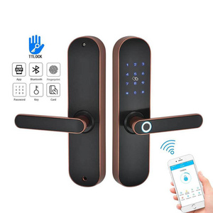 Yoheen TTlock App WiFi Smart Card Digital Code Fingerprint Door Lock for Hotel Apartment