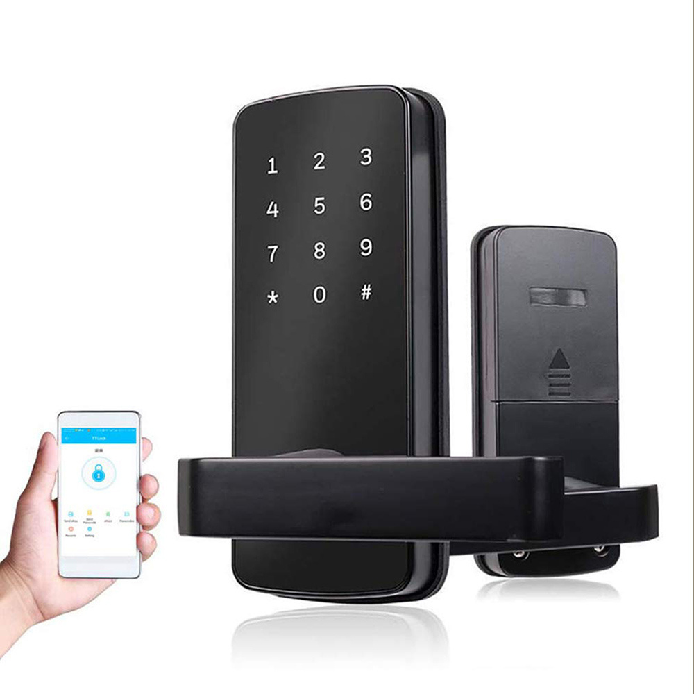 Smart Ble Door Lock Electronic Digital Touch Keypad Deadblot Korea Style Wifi App Control Keyless Entry Door Locks