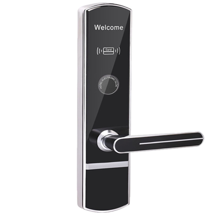 Intelligent Zinc Alloy Hotel Door Lock Rfid Key Card Lock For Hotel Wholesale