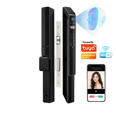 Tuya Face Recognition Door Lock Smart Fingerprint Password Key Wifi Door Lock Intelligent Fingerprint Lock Security Door