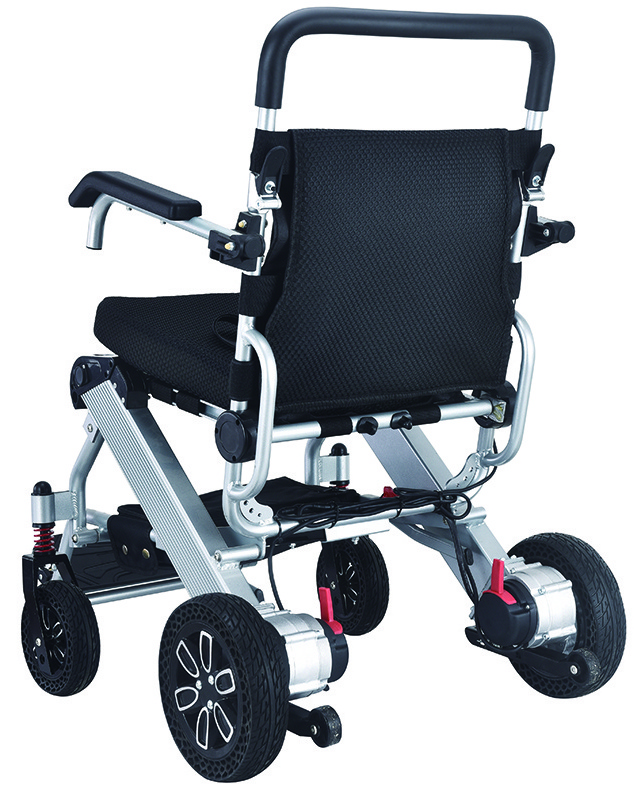 High quality Aluminum alloy stand up wheelchair lightweight folding electric wheelchair for elderly