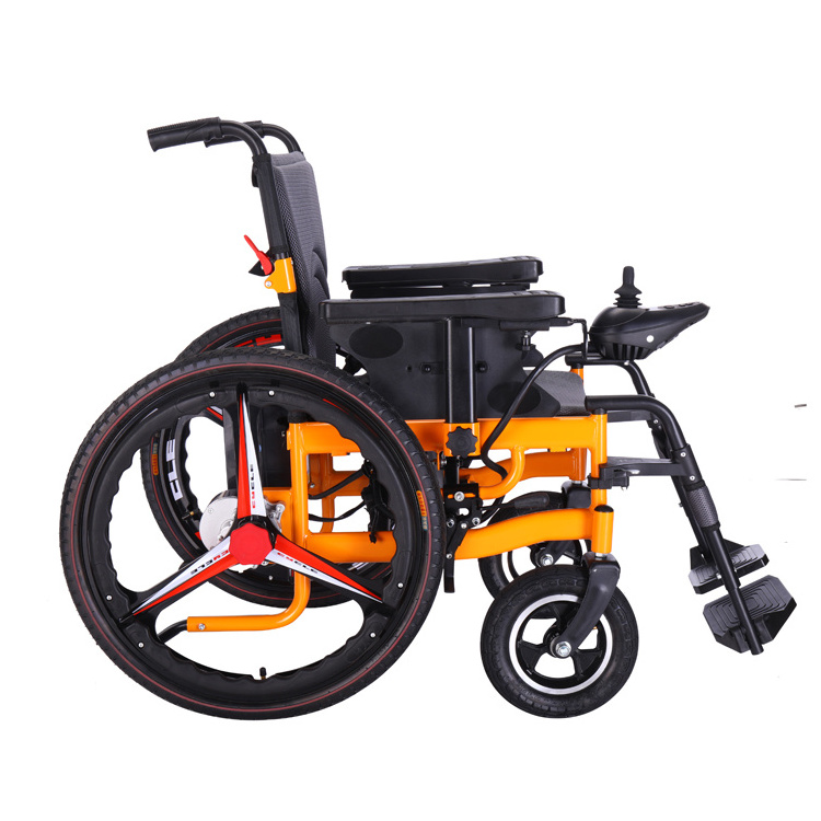 Hot Selling Big Wheel Stainless Steel Wheelchair Electric Stable Electric Handcycle Wheelchair