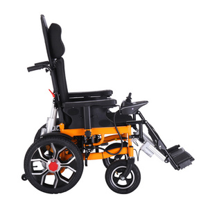 Electronic wheelchair folding handicapped electric wheelchair wheel chair