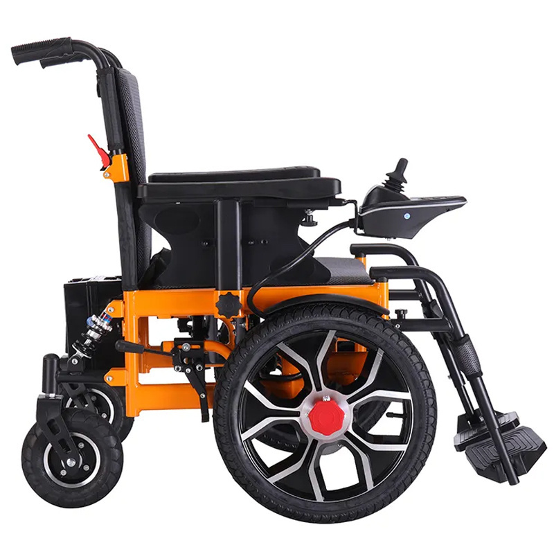 Wholesale Beach Electric Wheelchair Lead-acid 24v12.8ah Electric Wheelchair Lightweight