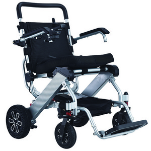 High quality Aluminum alloy stand up wheelchair lightweight folding electric wheelchair for elderly