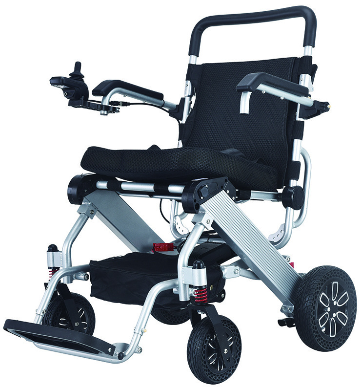 High quality Aluminum alloy stand up wheelchair lightweight folding electric wheelchair for elderly