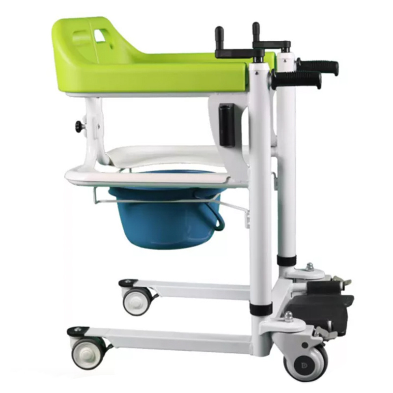 New product Electric Patient Transfer Lift Commode Toilet Bath Chair with wheels for Disabled Elderly Moving Wheelchair