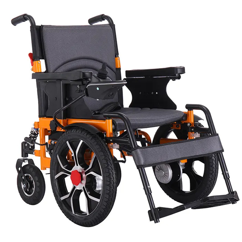 Wholesale Beach Electric Wheelchair Lead-acid 24v12.8ah Electric Wheelchair Lightweight