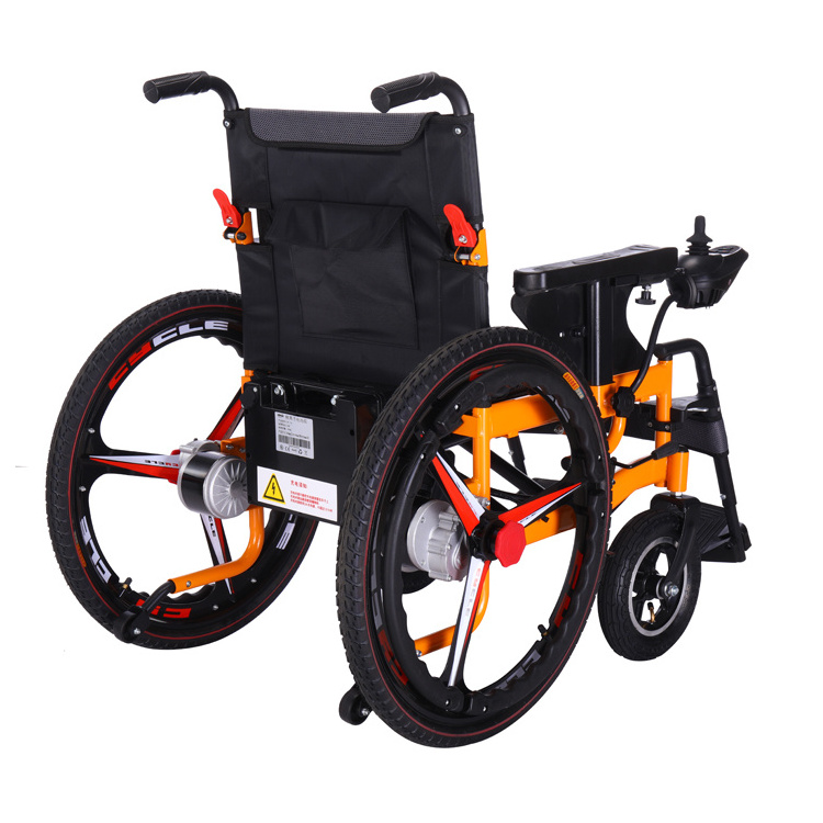 Hot Selling Big Wheel Stainless Steel Wheelchair Electric Stable Electric Handcycle Wheelchair