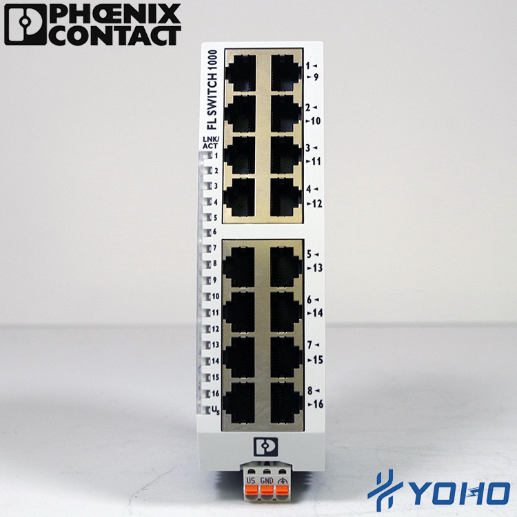 1085255 FL SWITCH 1016N DNN116 TW Din Rail Mounting Industrial Ethernet Switch Narrow Ethernet Switch