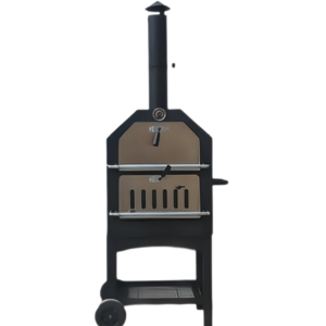 YOHO High Quality Outdoor Garden Multi-functional Pizza oven  with Stand Easy to Move  Wood Fired Pizza Oven