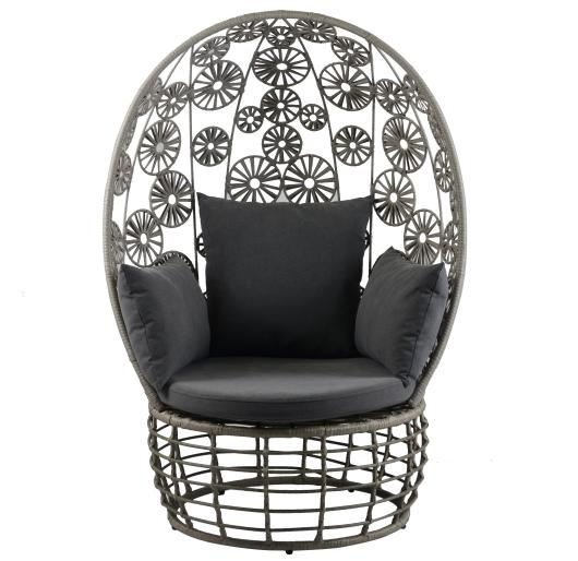 Nordic luxury Chair Wricker rattan egg Shaped Personality Eggshell Sofa Leisure Balcony Chair Outdoor Garden Furniture