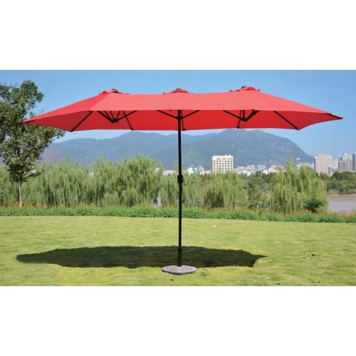 Outdoor 12 ribs giant parasol large area beach umbrella