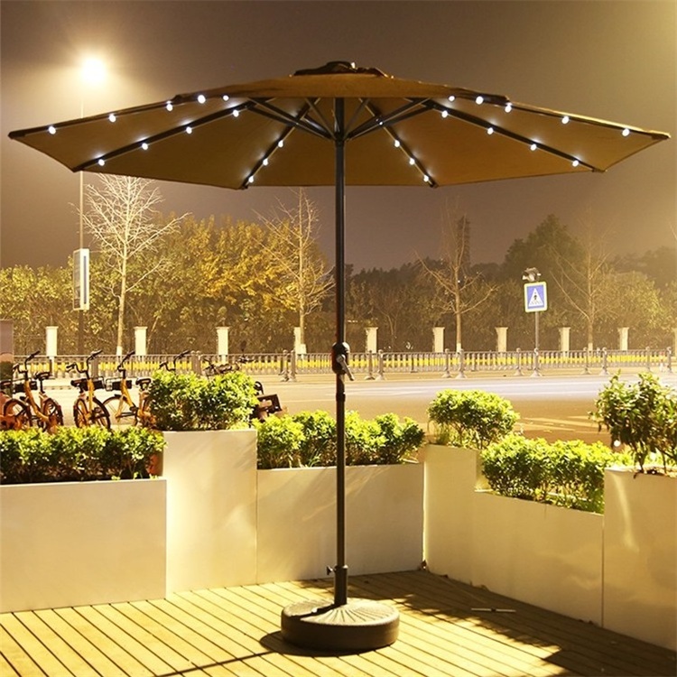 Steel Outdoor Parasol Patio Garden Restaurant Banana Umbrella Garden Parasol Patio Hanging Umbrella