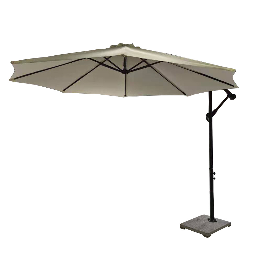 Steel Outdoor Parasol Patio Garden Restaurant Banana Umbrella Garden Parasol Patio Hanging Umbrella