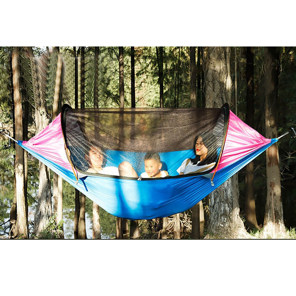 Hot Sell hammock with screen net Portable Outdoor Tree Hammock With Mosquito Net