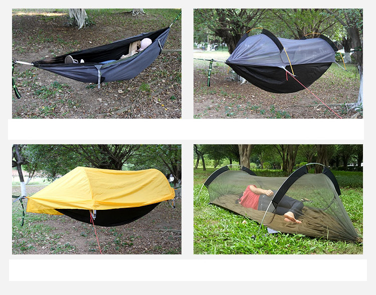 Camping Two person  Hammock Mosquito Rain Windproof Outdoor Double Hammock