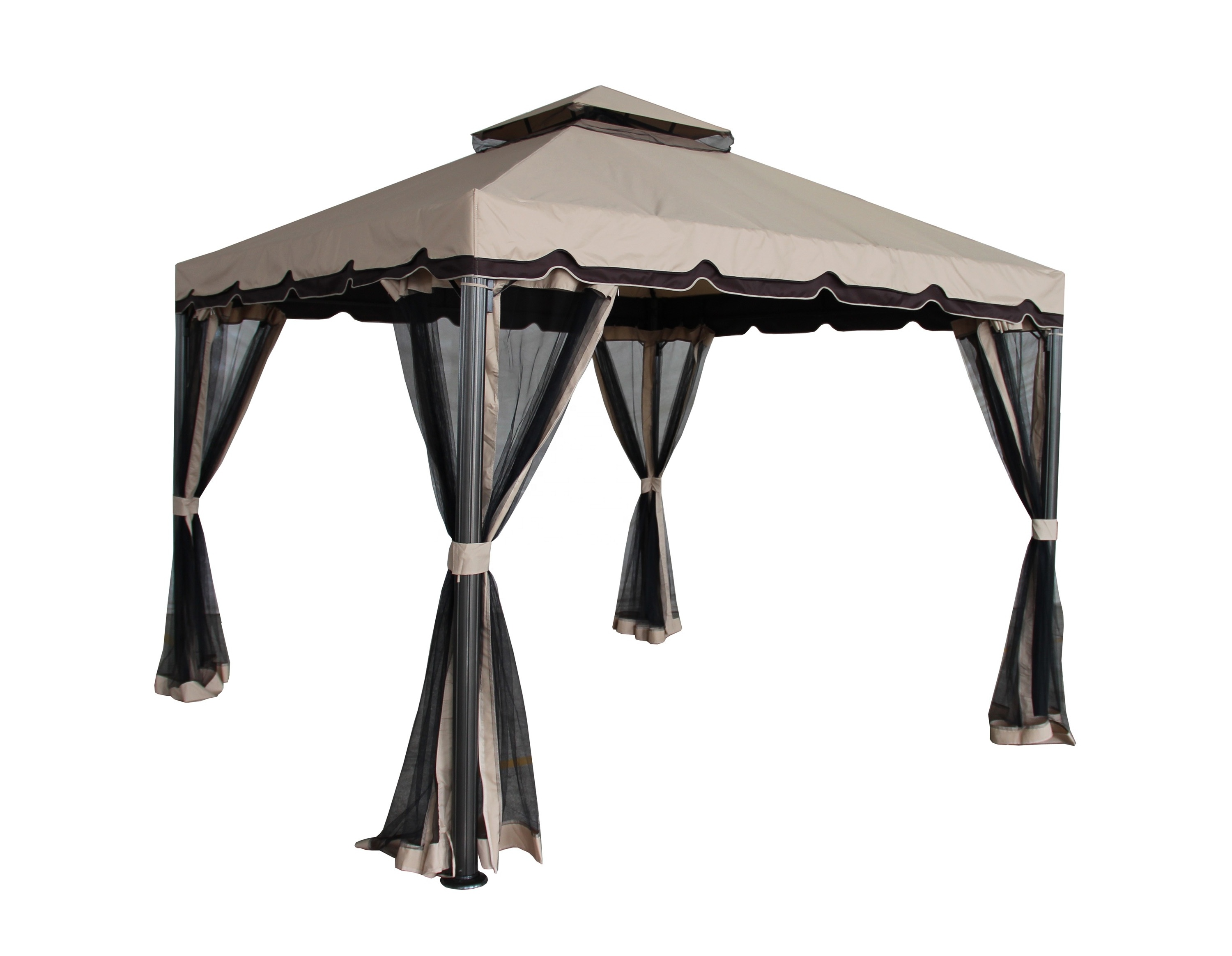 10x10ft garden patio gazebo with mosquito net steel outdoor tent garden sunshade gazebo tent