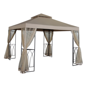 10x10ft garden patio gazebo with mosquito net steel outdoor tent garden sunshade gazebo tent