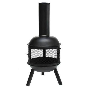 Steel Outdoor Chimney Fireplace 2 Years Rotating Barbecue Bbq Grill Charcoal Grills Quick Barbecue Patio Fire Chimney Black