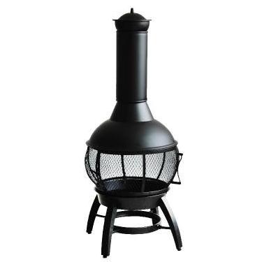 Steel Outdoor Chimney Fireplace 2 Years Rotating Barbecue Bbq Grill Charcoal Grills Quick Barbecue Patio Fire Chimney Black