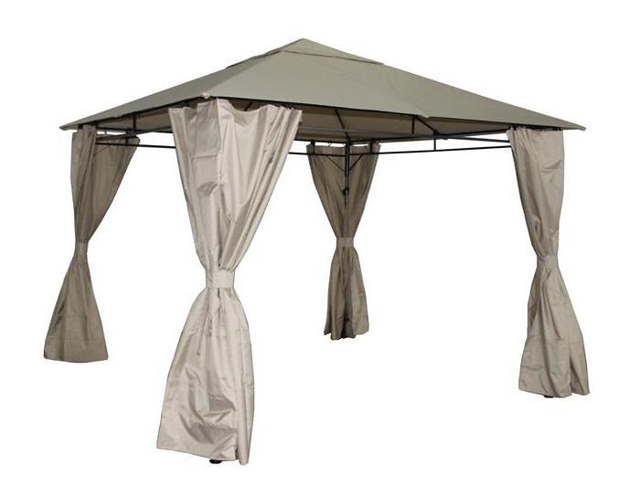 Hot sales garden winds rome post gazebo replacement canopy top cover and netting