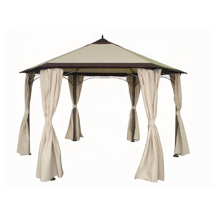 Hot sales garden winds rome post gazebo replacement canopy top cover and netting