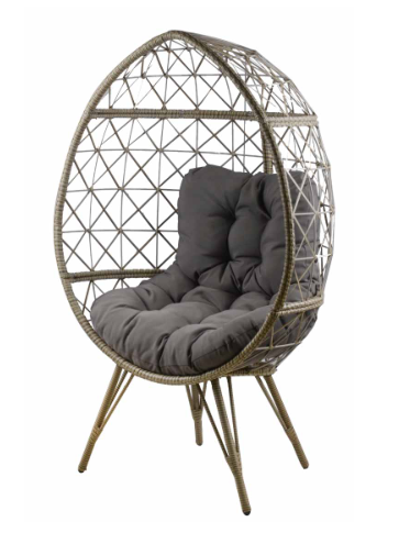 Yoho Wholesale Hot sale High Quality Rattan swing chair Outdoor Garden Patio Bedroom hanging egg chair swing with stand