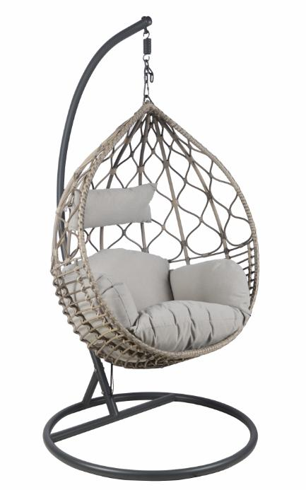 Yoho Wholesale Hot sale High Quality Rattan swing chair Outdoor Garden Patio Bedroom hanging egg chair swing with stand