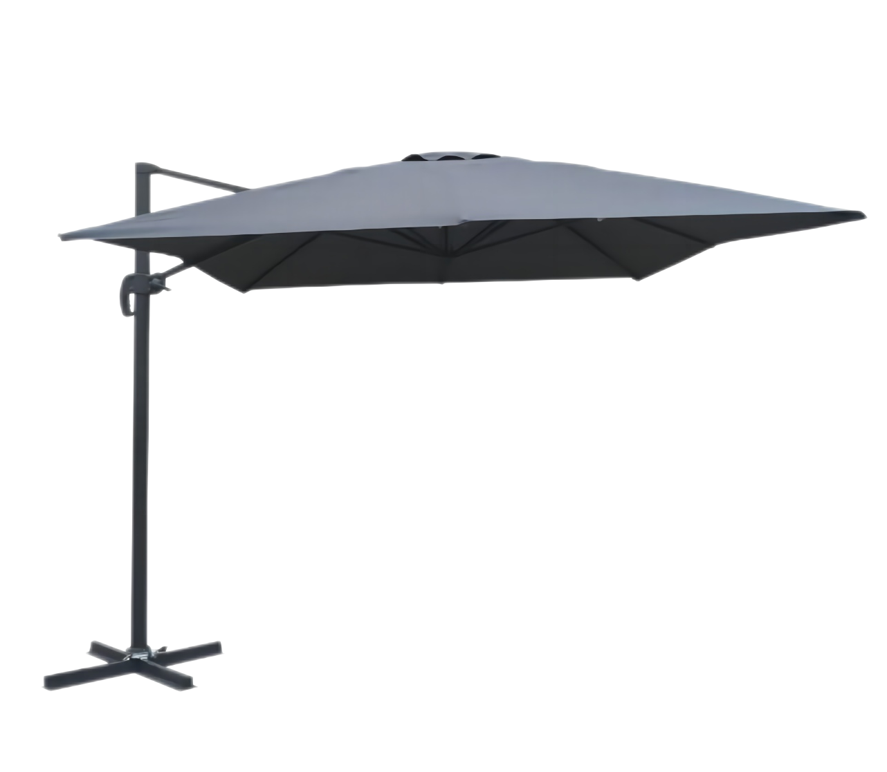 YOHO Outdoor Furniture Rainproof Patio Umbrellas Popular Garden Sunshade Banana Hanging Umbrella with Base for Beach Use