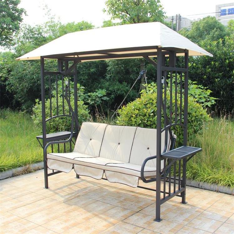 YOHO New Arrival Modern Pergola Swing High Quality Porch Lawn Canopy Swing Garden Patio Park Beach Living Room Made Steel Wood