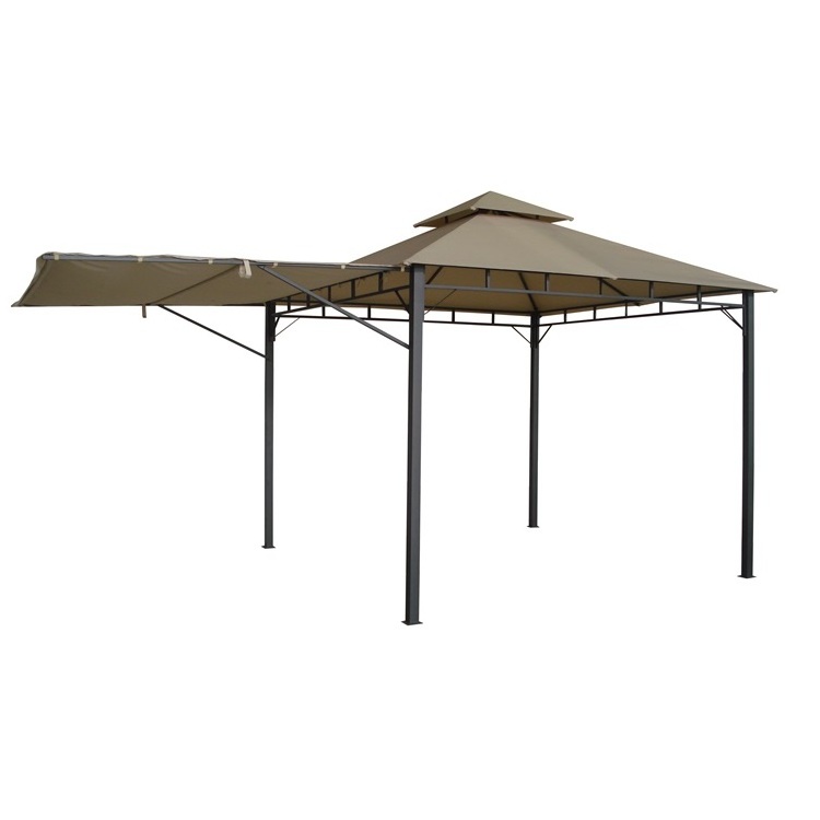 Yoho 2024 new product Sunshade square Tent Gazebos 3.3x3.3m+2.1M Awning Gazebo with Extend tent