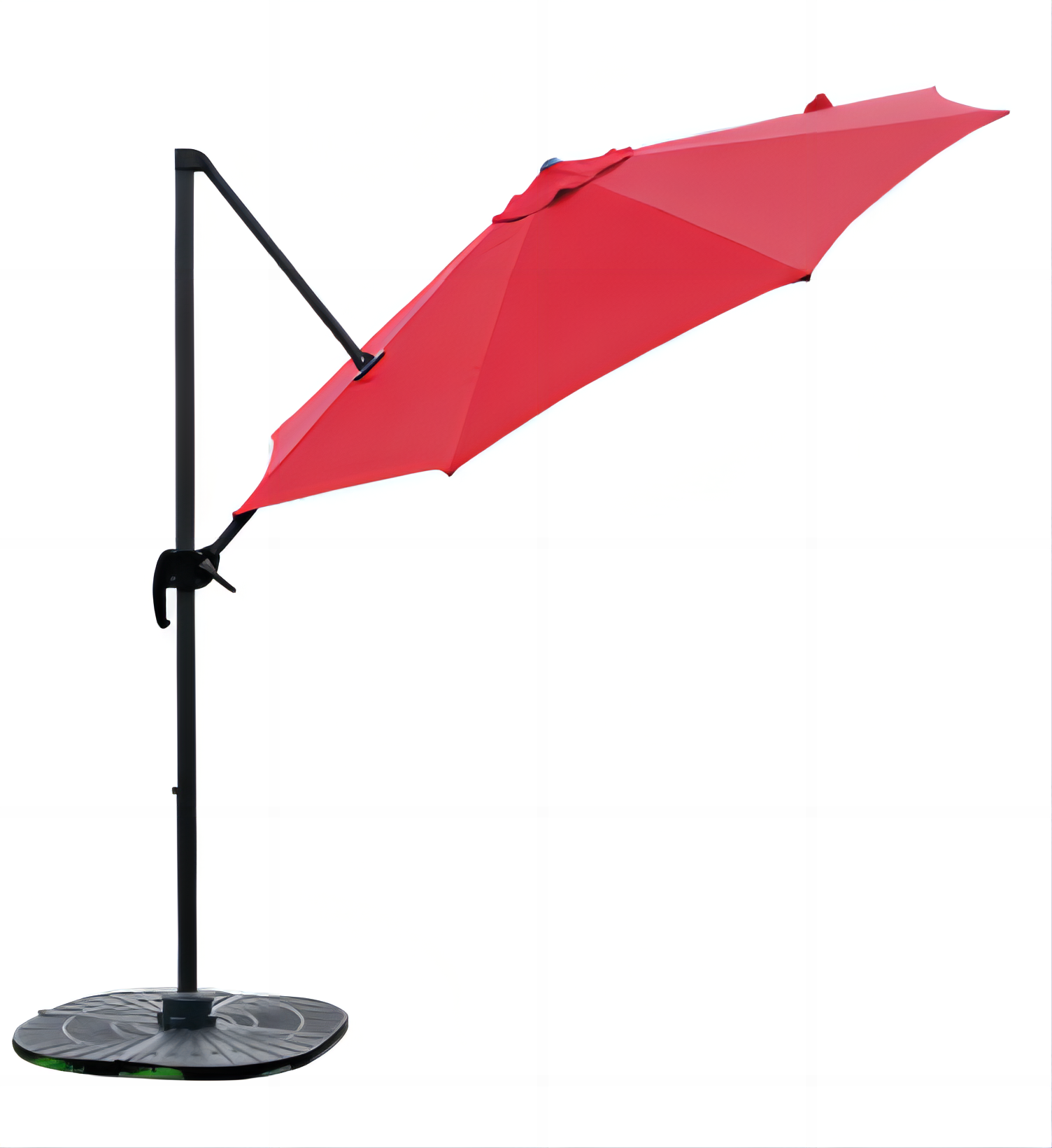 Yoho Modern Industrial Design Style Aluminium Patio Umbrella Hot Selling Solar Parasol Park Beach Villa Apartment Beach Umbrella