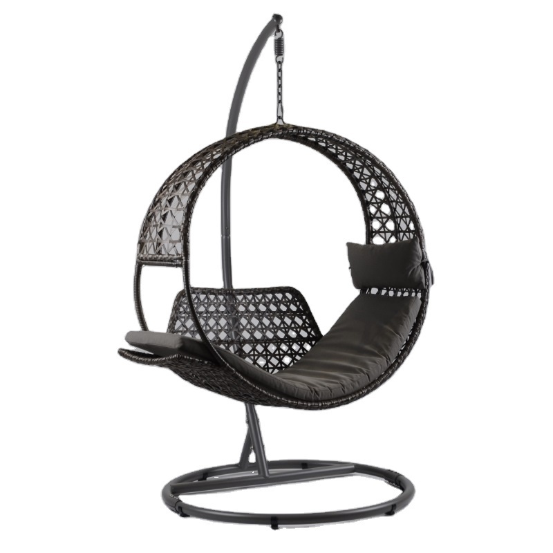 Outdoor And Indoor Luxury Garden Rattan New Design KD Hanging Egg Chair