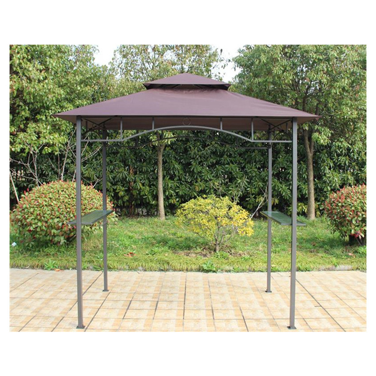 Barbecue grill gazebo outdoor 2-Tier BBQ canopy tent coffee shelter BBQ gazebo