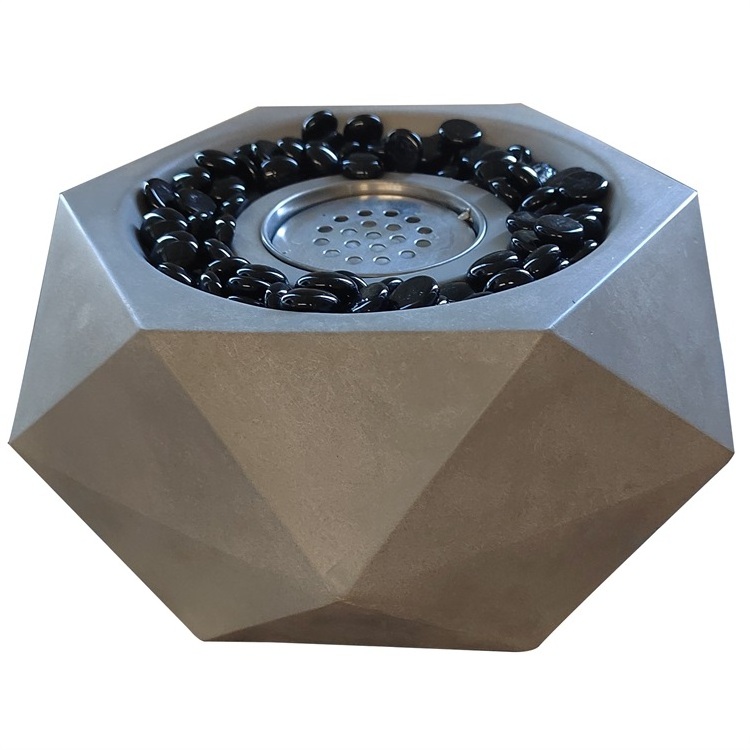 Yoho 2023 new design best seller tabletop ethanol fire pit Indoor & Outdoor concrete Fireplace Bowl Personal Heater Fire pits