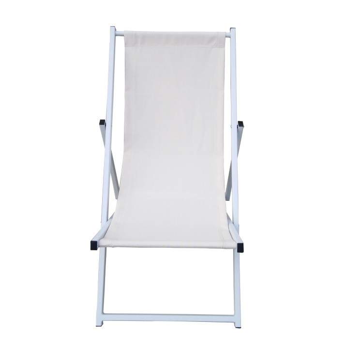 Yoho Hot Sale Swimming Pool Aluminum Beach Deck Chair Outdoor Furniture Foldable Deck Chair with adjustable positions