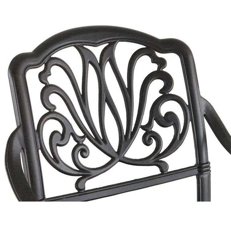 Wholesale Outdoor Swivel Dining Chair Cast Aluminum & Rattan with Gild for Patio Hotel Bedroom Park Apartment & Hall Use