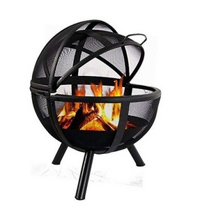 Yoho New Style Wood Burning Fire Pit Garden Patio Round Garden Fire Pit Outdoor