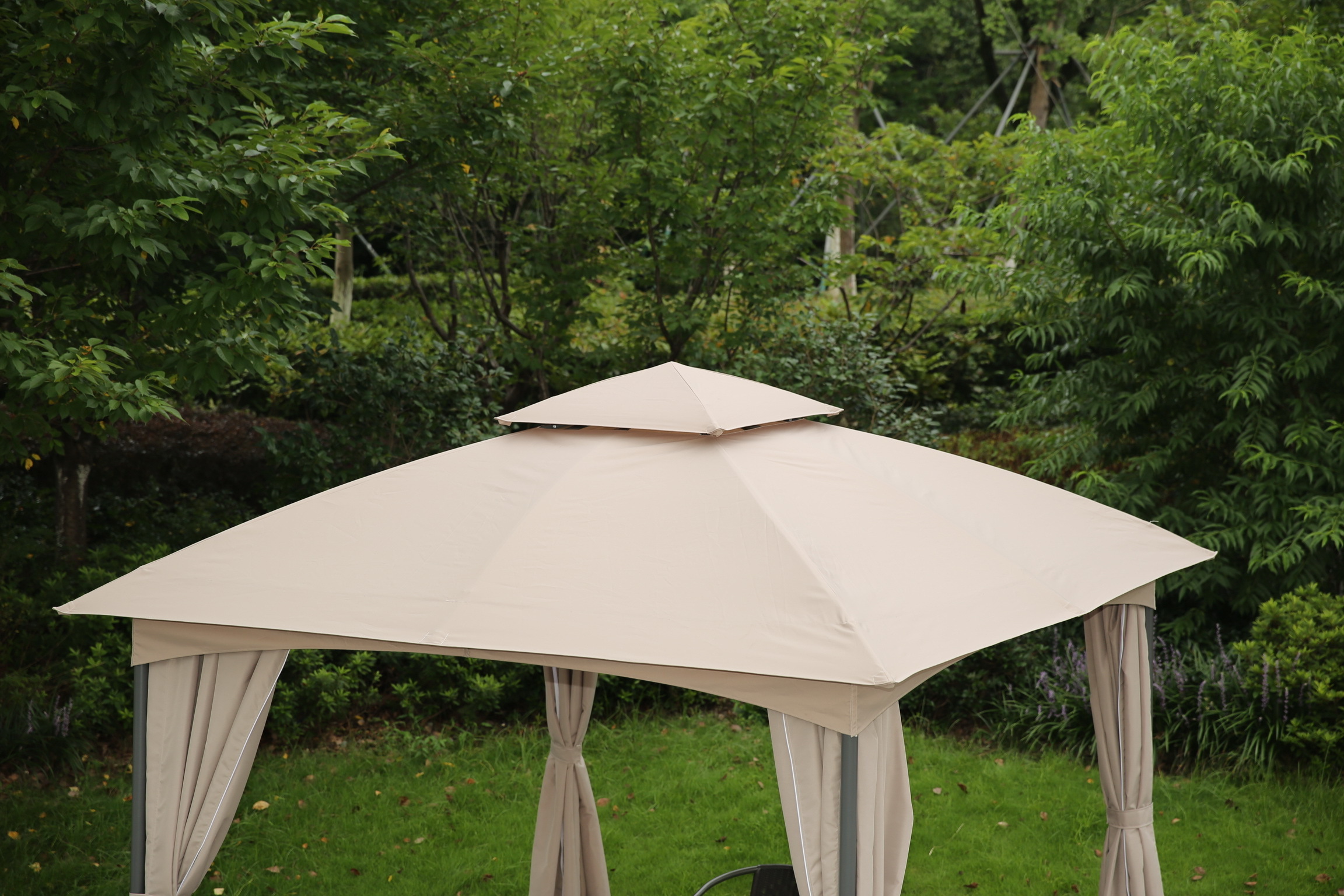 YOHO 10*10 High Quality All Weather Outdoor Garden Tent Folding Garden Gazebos Outdoor Europe Metal Frame Gazebo